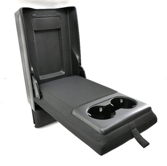 Rear Seat Armrest Ski Pass 10-14 VW Jetta Sportwagen MK6 Titan Black Cloth