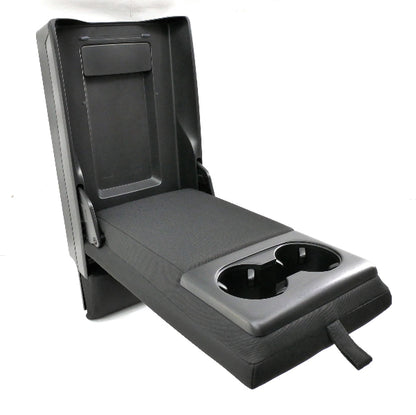 Rear Seat Armrest Ski Pass 10-14 VW Jetta Sportwagen MK6 Titan Black Cloth