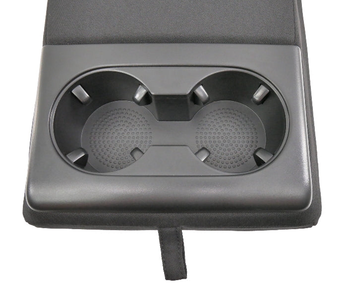 Rear Seat Armrest Ski Pass 10-14 VW Jetta Sportwagen MK6 Titan Black Cloth