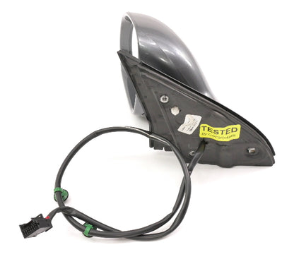 LH Side View Exterior Door Mirror 09-14 VW Jetta Sportwagen - LD7X Platinum Grey