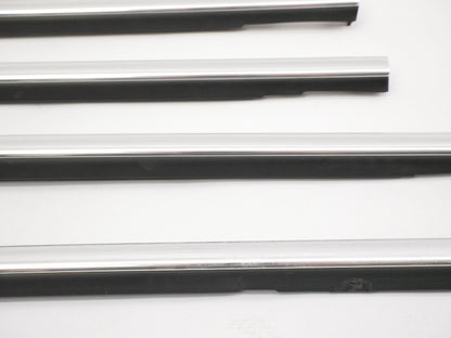 Chrome Door Window Seal Scraper Trim Molding Set 01-05 VW Passat B5.5 ~ Genuine