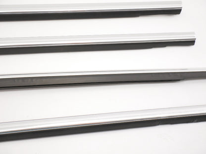 Chrome Door Window Seal Scraper Trim Molding Set 01-05 VW Passat B5.5 ~ Genuine