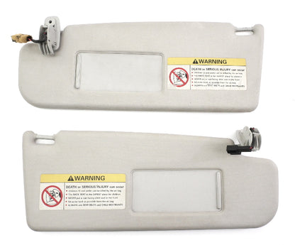 Sunvisor Sun Visor Set 99-05 VW Jetta Golf GTI MK4 Passat B5 Beetle Grey Genuine