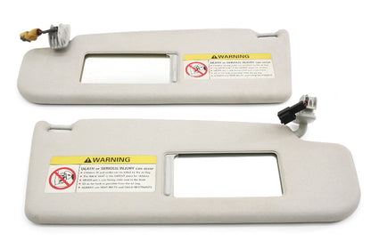 Sunvisor Sun Visor Set 99-05 VW Jetta Golf GTI MK4 Passat B5 Beetle Grey Genuine