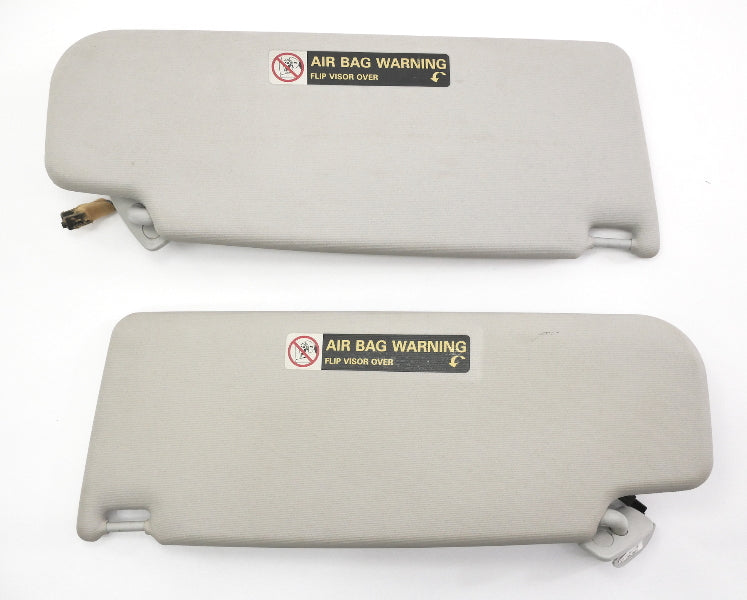 Sunvisor Sun Visor Set 99-05 VW Jetta Golf GTI MK4 Passat B5 Beetle Grey Genuine