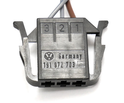 Interior Dimmer Switch Wiring Plug Pigtail 98-05 VW Passat - 191 972 703