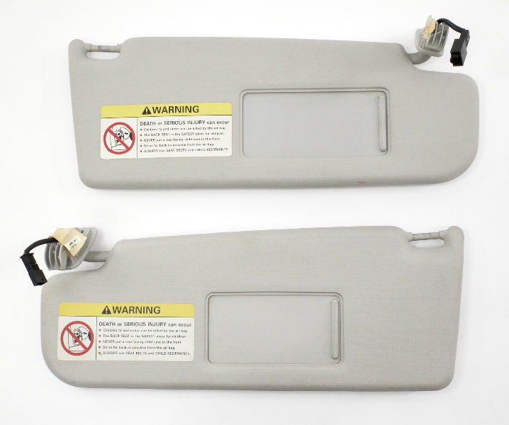 Sunvisor Sun Visor Set 01-05 VW Passat B5.5 HomeLink - Grey - Genuine