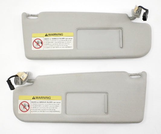 Sunvisor Sun Visor Set 01-05 VW Passat B5.5 HomeLink - Grey - Genuine