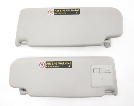 Sunvisor Sun Visor Set 01-05 VW Passat B5.5 HomeLink - Grey - Genuine