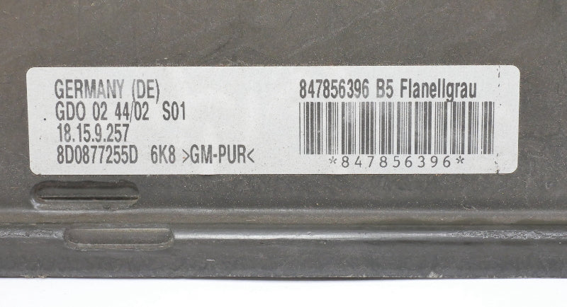 Sun Roof Shade Slider VW Passat Jetta Golf MK4 Audi A4 A6 . 8D0 877 255 D
