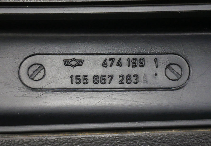 Roll Bar Interior Trim Cover & Metal Panel 80-93 VW Rabbit Convertible Cabriolet
