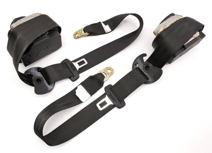 Front Shoulder Belt Seatbelt Set 01-05 VW Passat B5.5 Black 3B1 857 706 / 705 E
