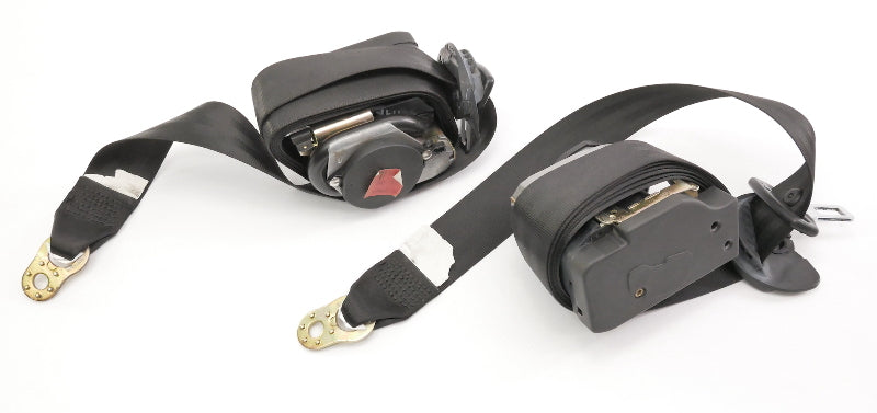 Front Shoulder Belt Seatbelt Set 01-05 VW Passat B5.5 Black 3B1 857 706 / 705 E
