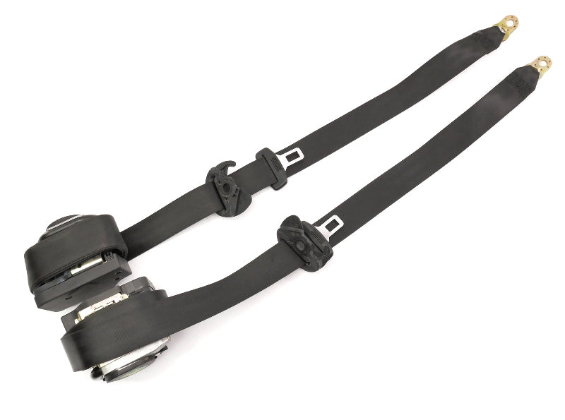 Front Shoulder Belt Seatbelt Set 01-05 VW Passat B5.5 Black 3B1 857 706 / 705 E