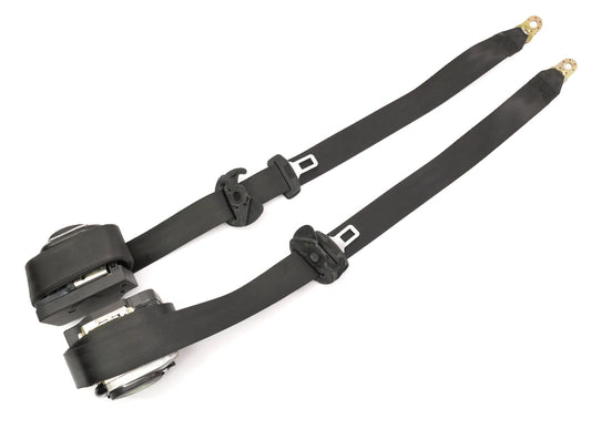 Front Shoulder Belt Seatbelt Set 01-05 VW Passat B5.5 Black 3B1 857 706 / 705 E