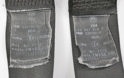 Rear Seatbelt Seat Shoulder Belt Set 01-05 VW Passat Wagon B5.5 - 3B9 857 806 D