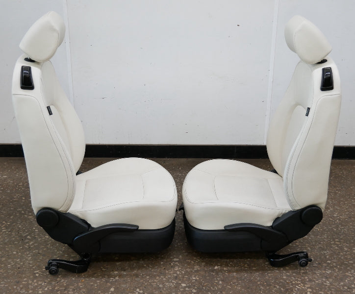Front & Rear White Seat Set 03-10 VW Beetle Convertible - Genuine