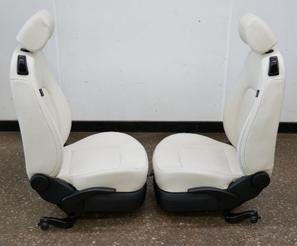 Front & Rear White Seat Set 03-10 VW Beetle Convertible - Genuine