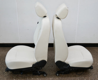 Front & Rear White Seat Set 03-10 VW Beetle Convertible - Genuine