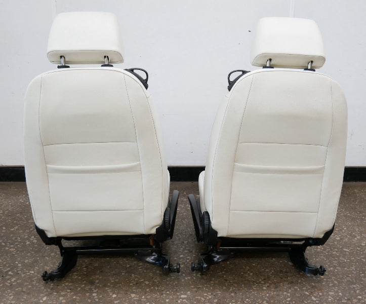 Front & Rear White Seat Set 03-10 VW Beetle Convertible - Genuine