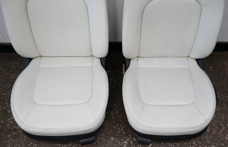 Front & Rear White Seat Set 03-10 VW Beetle Convertible - Genuine