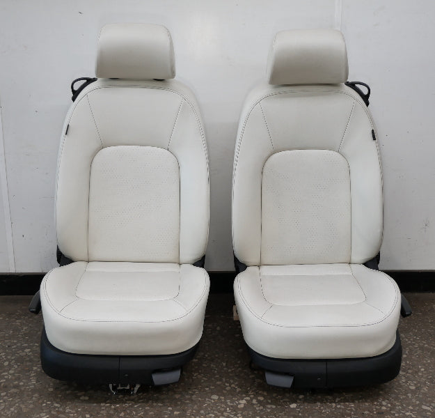 Front & Rear White Seat Set 03-10 VW Beetle Convertible - Genuine