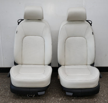 Front & Rear White Seat Set 03-10 VW Beetle Convertible - Genuine