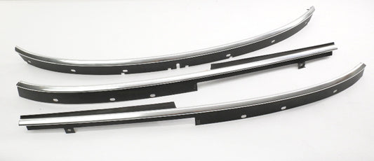 Exterior Rear Back Window Chrome Molding Trim Set 03-10 VW Beetle Convertible