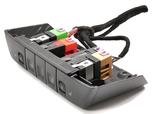Lower Center Dash Switch Trim Bezel 98-10 VW Beetle Hazard Heated Seat Defrost -
