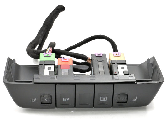 Lower Center Dash Switch Trim Bezel 98-10 VW Beetle Hazard Heated Seat Defrost -