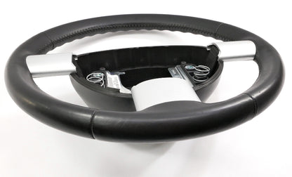 Black Leather Steering Wheel 98-10 VW Beetle - Genuine - 1C0 419 091 DH