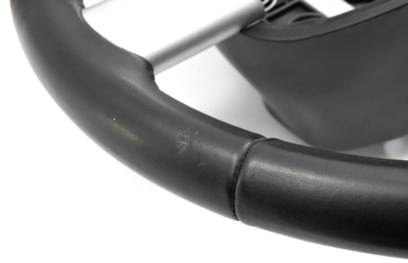 Black Leather Steering Wheel 98-10 VW Beetle - Genuine - 1C0 419 091 DH