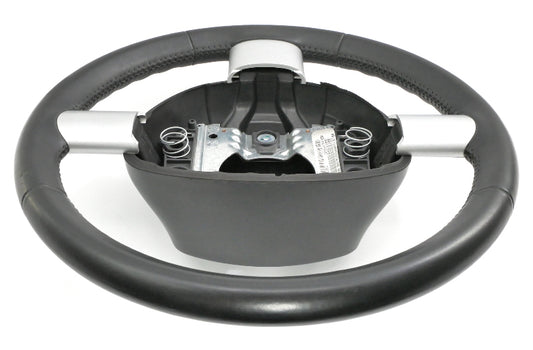 Black Leather Steering Wheel 98-10 VW Beetle - Genuine - 1C0 419 091 DH