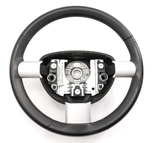 Black Leather Steering Wheel 98-10 VW Beetle - Genuine - 1C0 419 091 DH