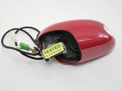 LH Exterior Side View Door Mirror 03-10 VW Beetle & Convertible ~ LA3H Salsa Red