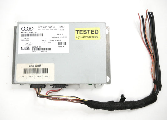 Sirius XM Radio Tuner Module VW Rabbit MK5 Passat Audi A3 A4 A6 - 8E0 035 593 Q