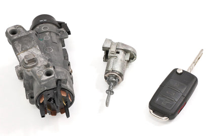 Ignition Lock Key Set 02-10 VW Beetle - Genuine - 4B0 905 851 P