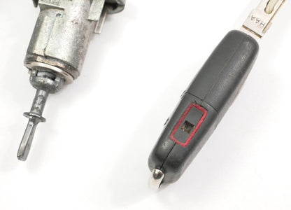Ignition Lock Key Set 02-10 VW Beetle - Genuine - 4B0 905 851 P