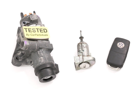 Ignition Lock Key Set 02-10 VW Beetle - Genuine - 4B0 905 851 P