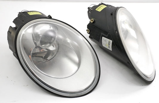 Headlight Head Light Lamp Set 06-10 VW Beetle - Genuine - 1C0 941 006 / 005 N