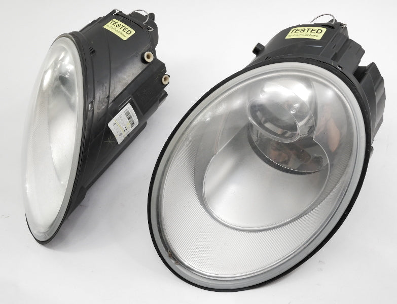 Headlight Head Light Lamp Set 06-10 VW Beetle - Genuine - 1C0 941 006 / 005 N