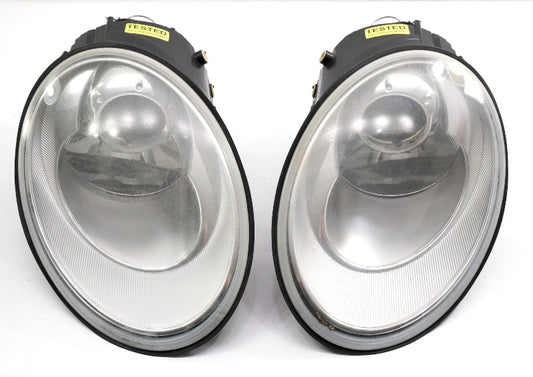 Headlight Head Light Lamp Set 06-10 VW Beetle - Genuine - 1C0 941 006 / 005 N