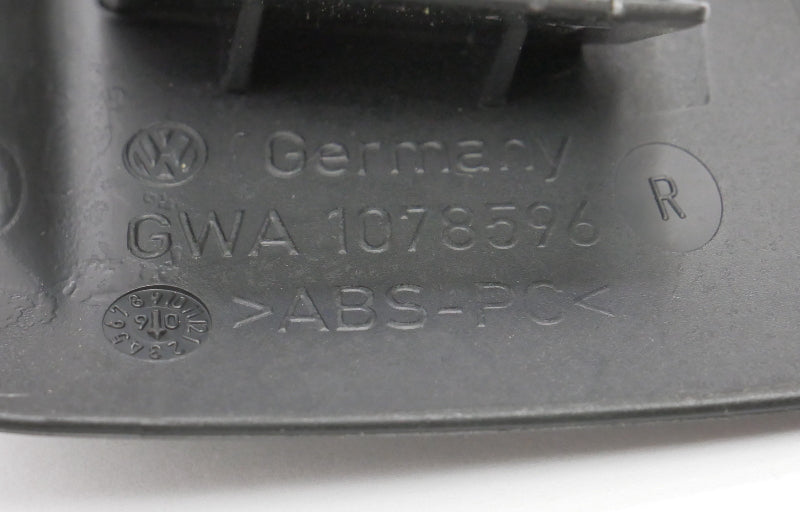 RH Rear Seat Belt Guide Trim Cap Cover 06-10 VW Passat B6 - Genuine - 1078596