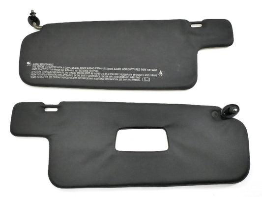 Sun Visor Set Sunvisors 75-80 VW Rabbit Jetta Mk1 & 80-93 Cabriolet Black White