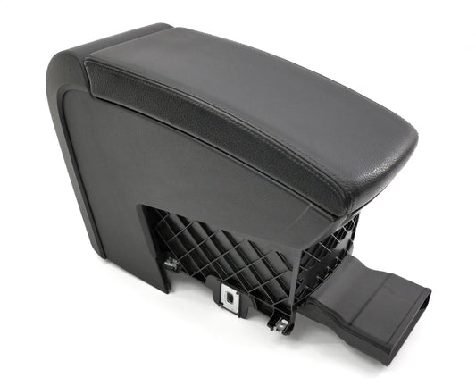 Black Front Center Console Armrest Arm Rest 06-10 VW Passat B6 - Genuine