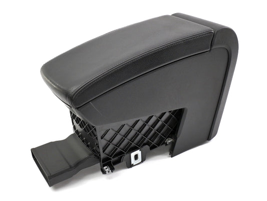 Black Front Center Console Armrest Arm Rest 06-10 VW Passat B6 - Genuine