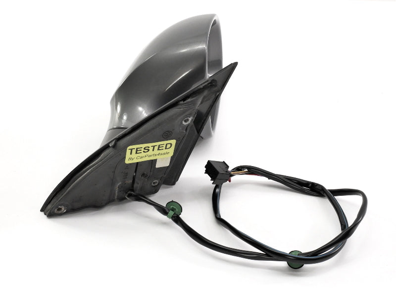 RH Exterior Side View Door Mirror 06-10 VW Passat B6 LA7T United Gray - Genuine