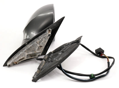 RH Exterior Side View Door Mirror 06-10 VW Passat B6 LA7T United Gray - Genuine