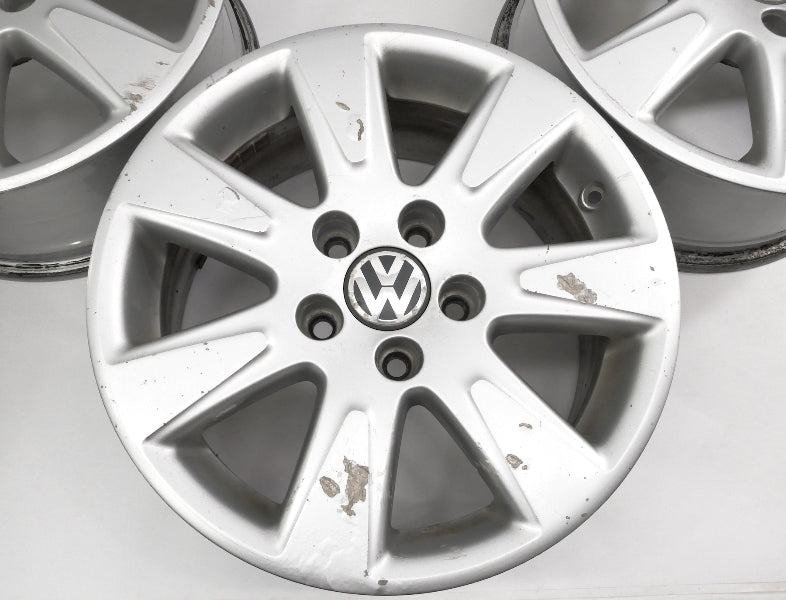 Set of Alloy Wheel Rims 16" 5x112 06-10 VW Passat B6 Audi A4 A6 - 3C0 601 025 AE