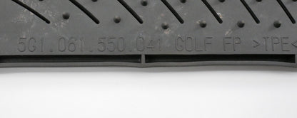 Rear Monster Rubber Floor Mats 15-21 VW Golf MK7 - Genuine - 5G1 061 550 041